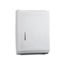 DSPCFLD TOWEL DISPENSER CFOLD/ MULTIFOLD WHITE STEEL